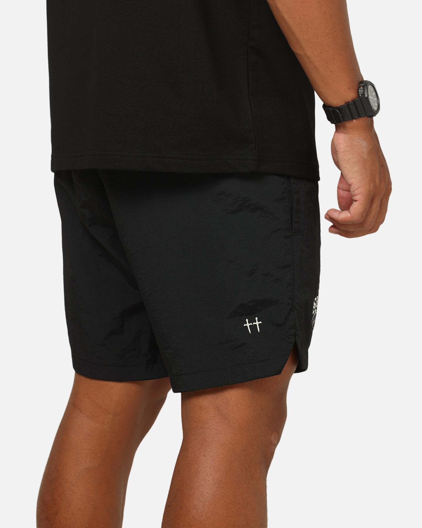 Saint Morta Cavalier Beach Shorts Black