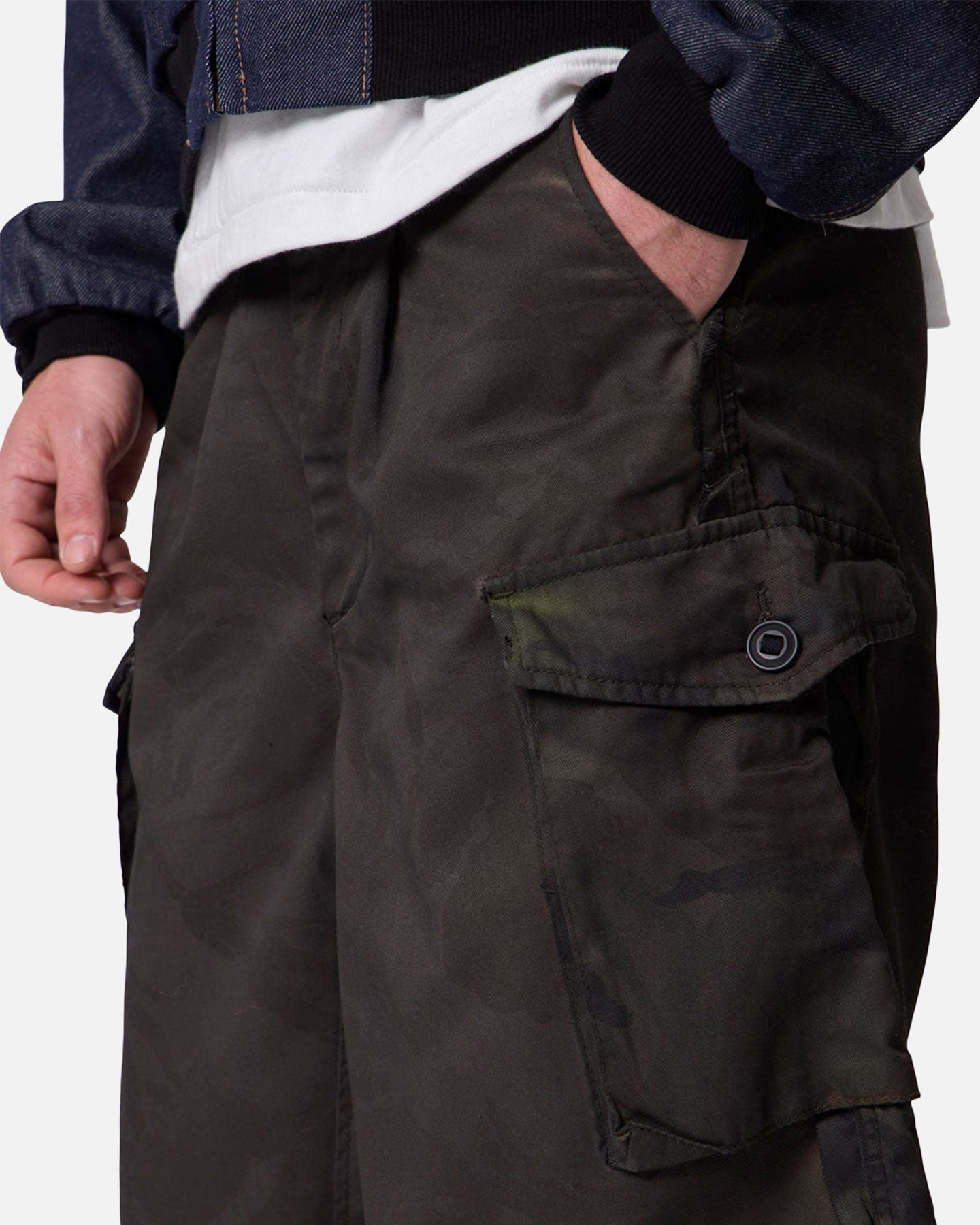 MNML Overdye Rave Cargo Pants Camo
