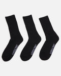 American Thrift Classic Crew Socks 3 Pack Black
