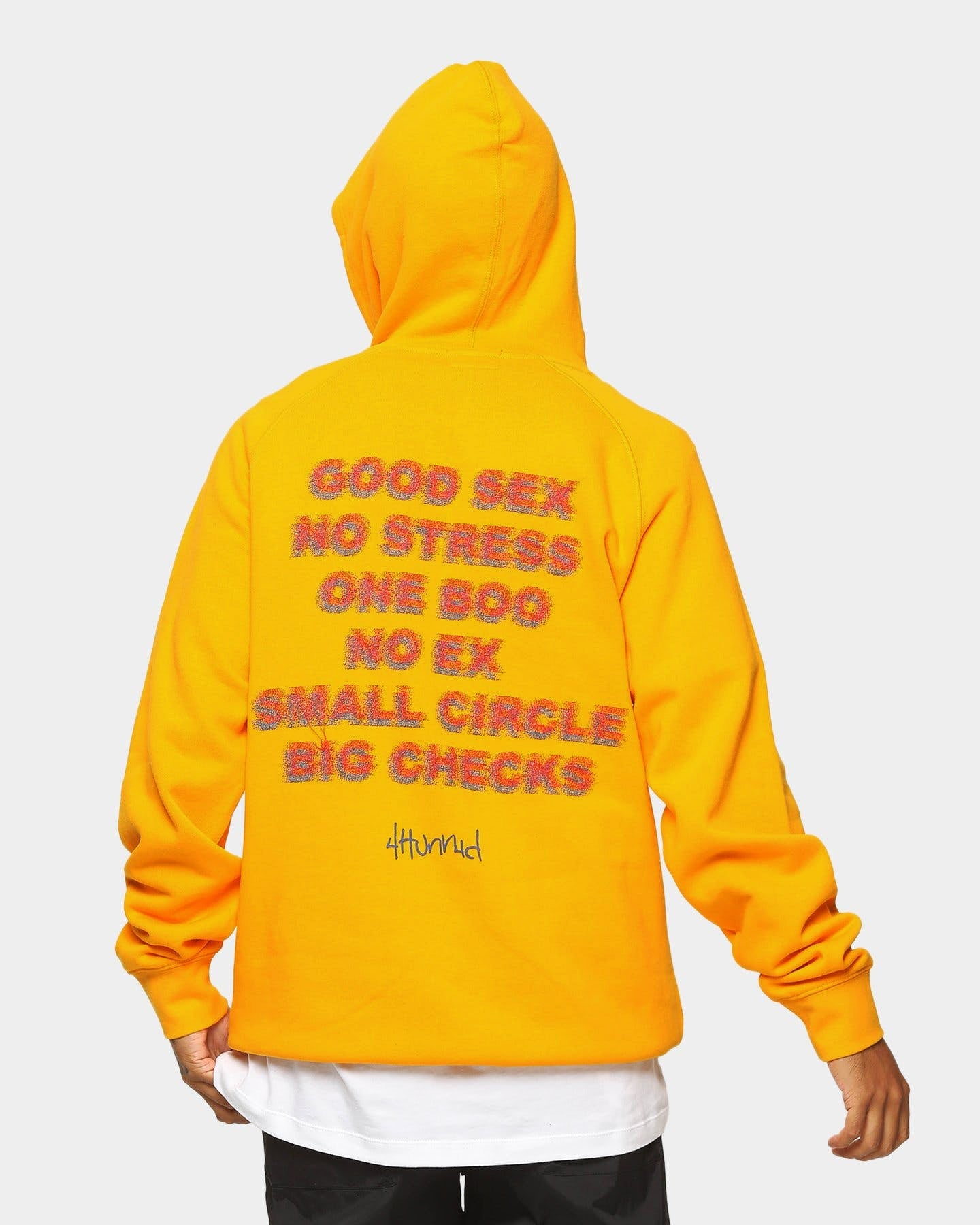 4HUNNID Good Sex Hoodie Gold