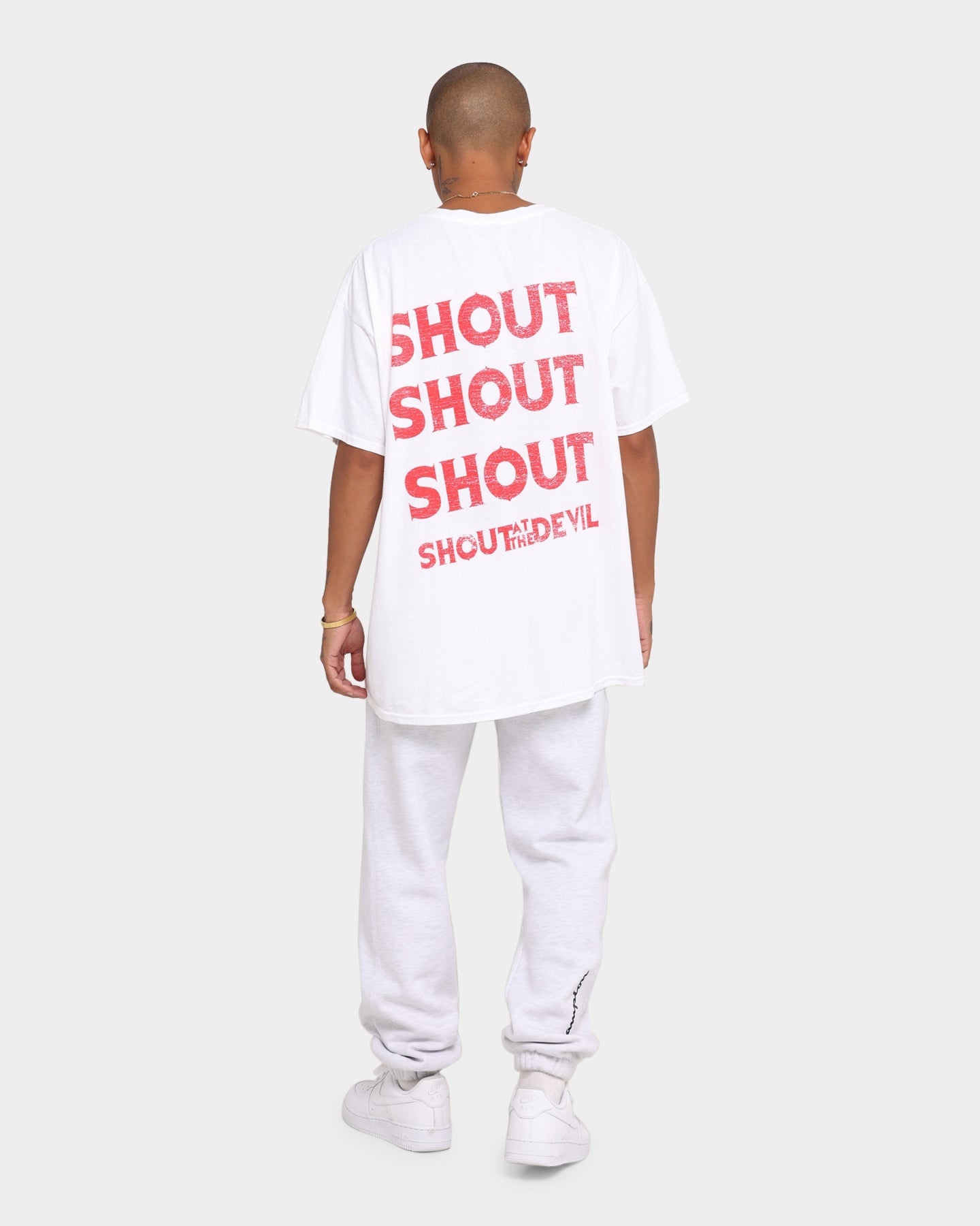 Motley Crue Men's Shout at the Devil Vintage T-Shirt Black Wash