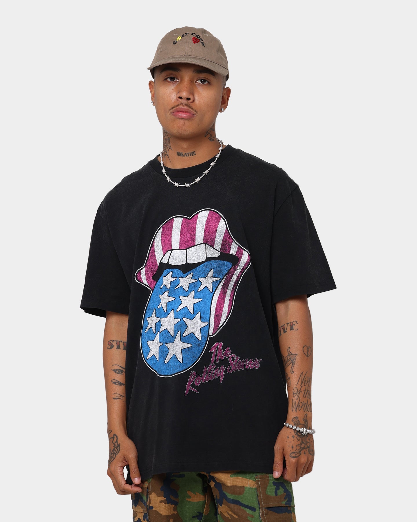 Bravado Rolling Stones '81 Vintage T-Shirt Black Wash