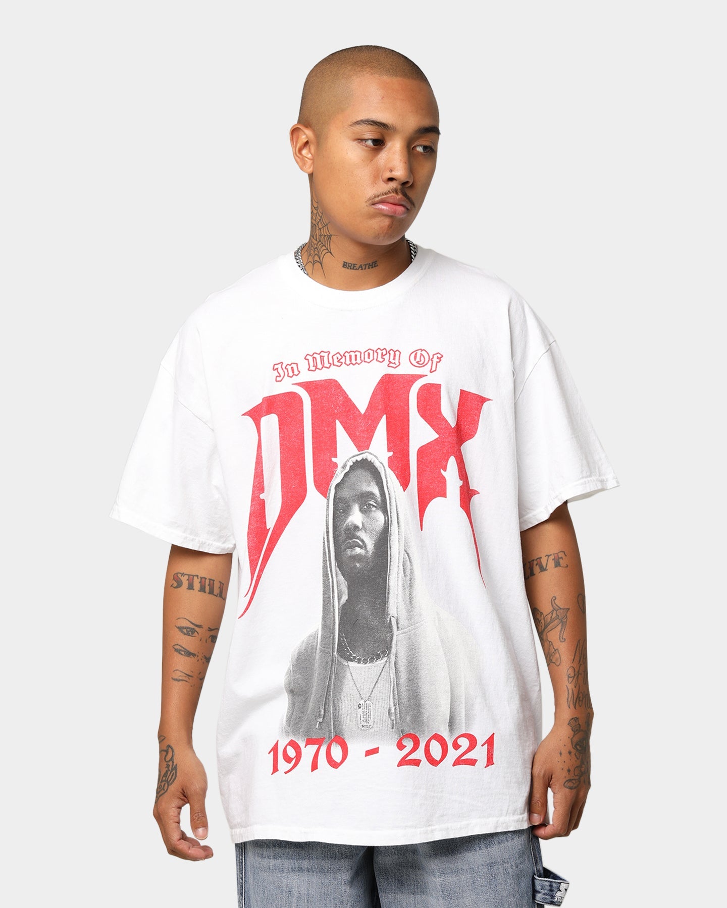 DMX In Memory Vintage T-Shirt White
