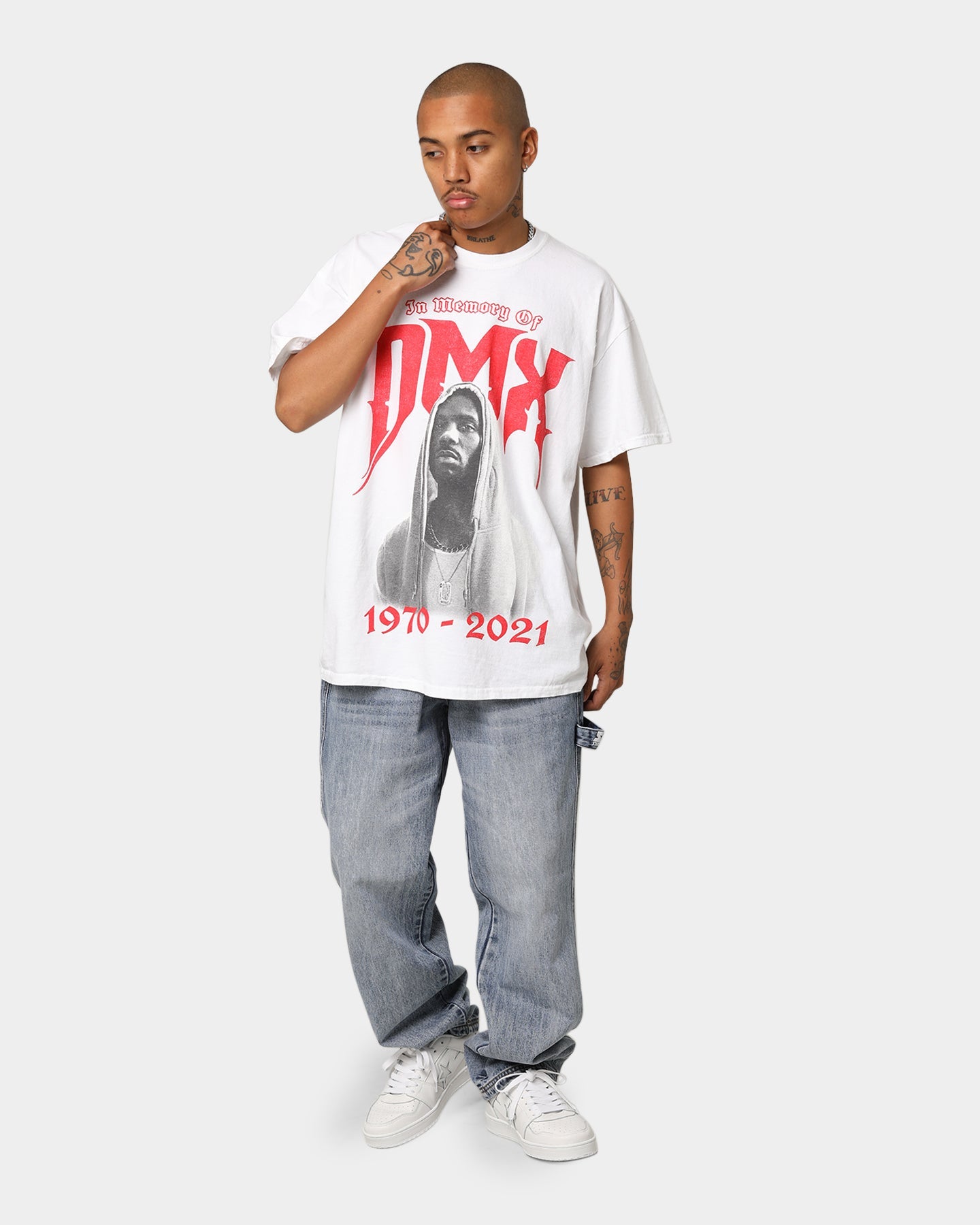 DMX In Memory Vintage T-Shirt White