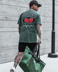 Wu Wear Merch Logo Vintage T-Shirt Washed Green