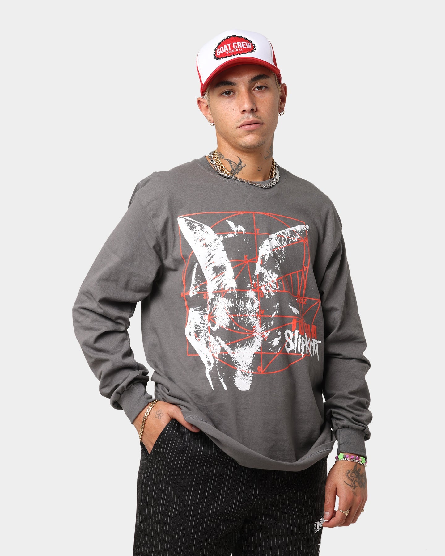 Bravado Iowa Long Sleeve T-Shirt Charcoal