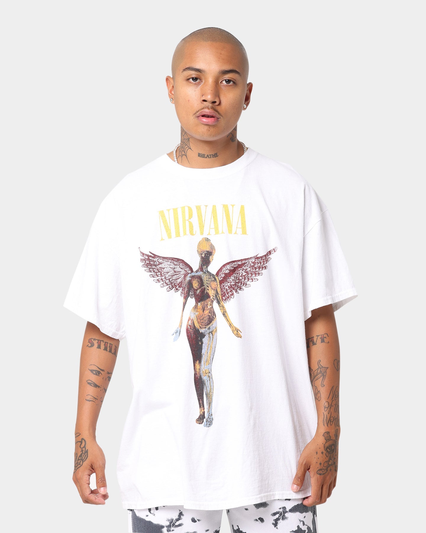 Nirvana In Utero Vintage T-Shirt White