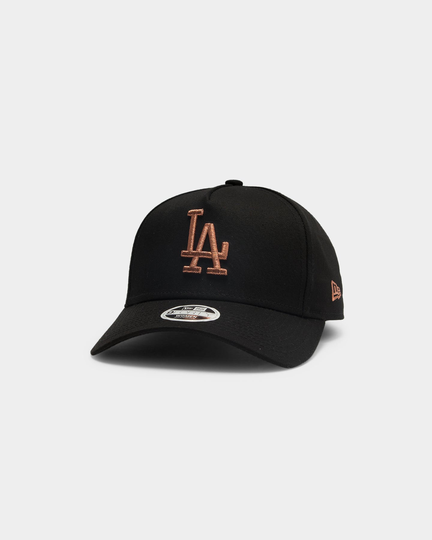 New Era Women's Los Angeles Dodgers 9FORTY A-Frame Strapback Black/Rose Gold