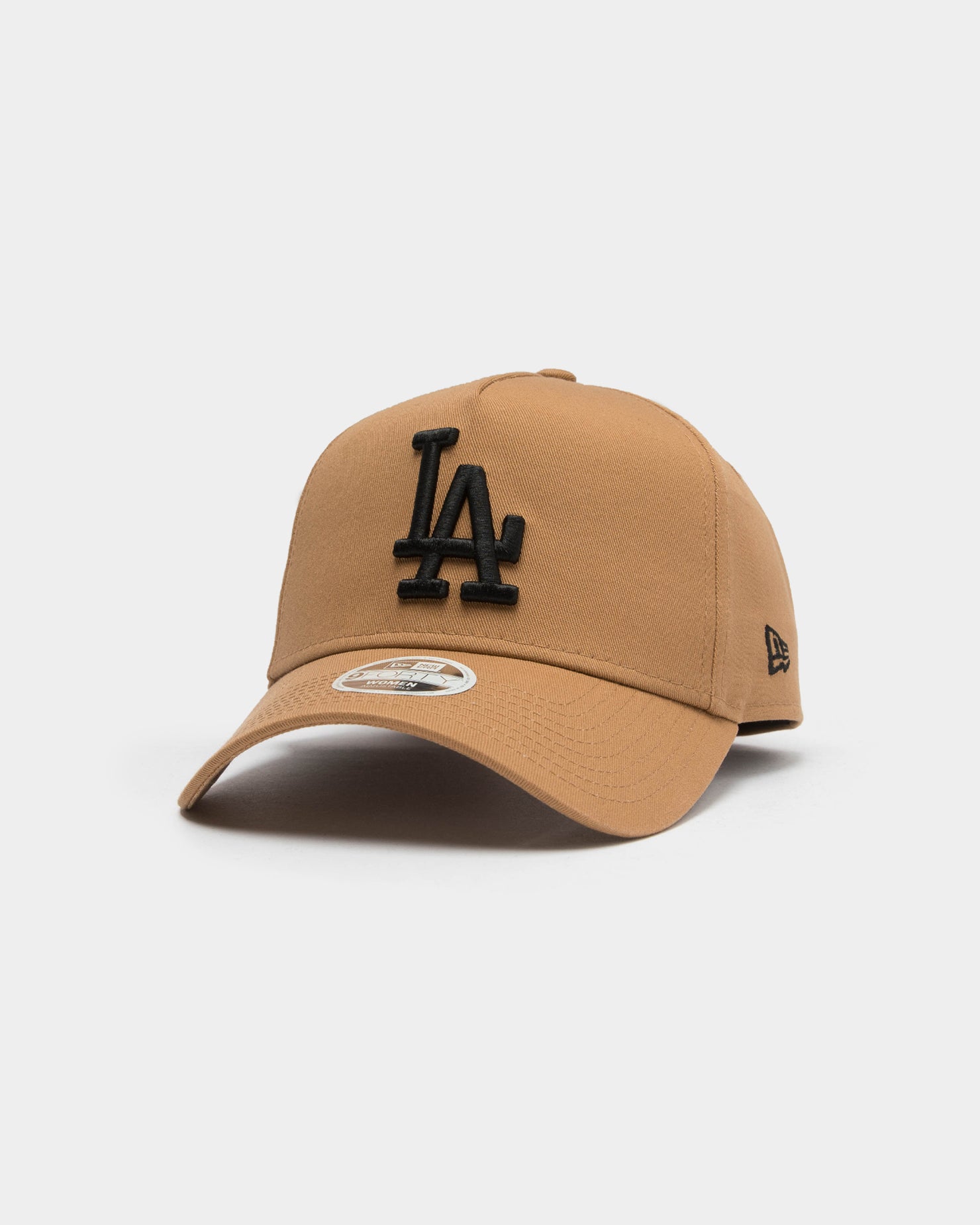 New Era Women's Los Angeles Dodgers 9FORTY A-Frame Snapback Wheat/Black