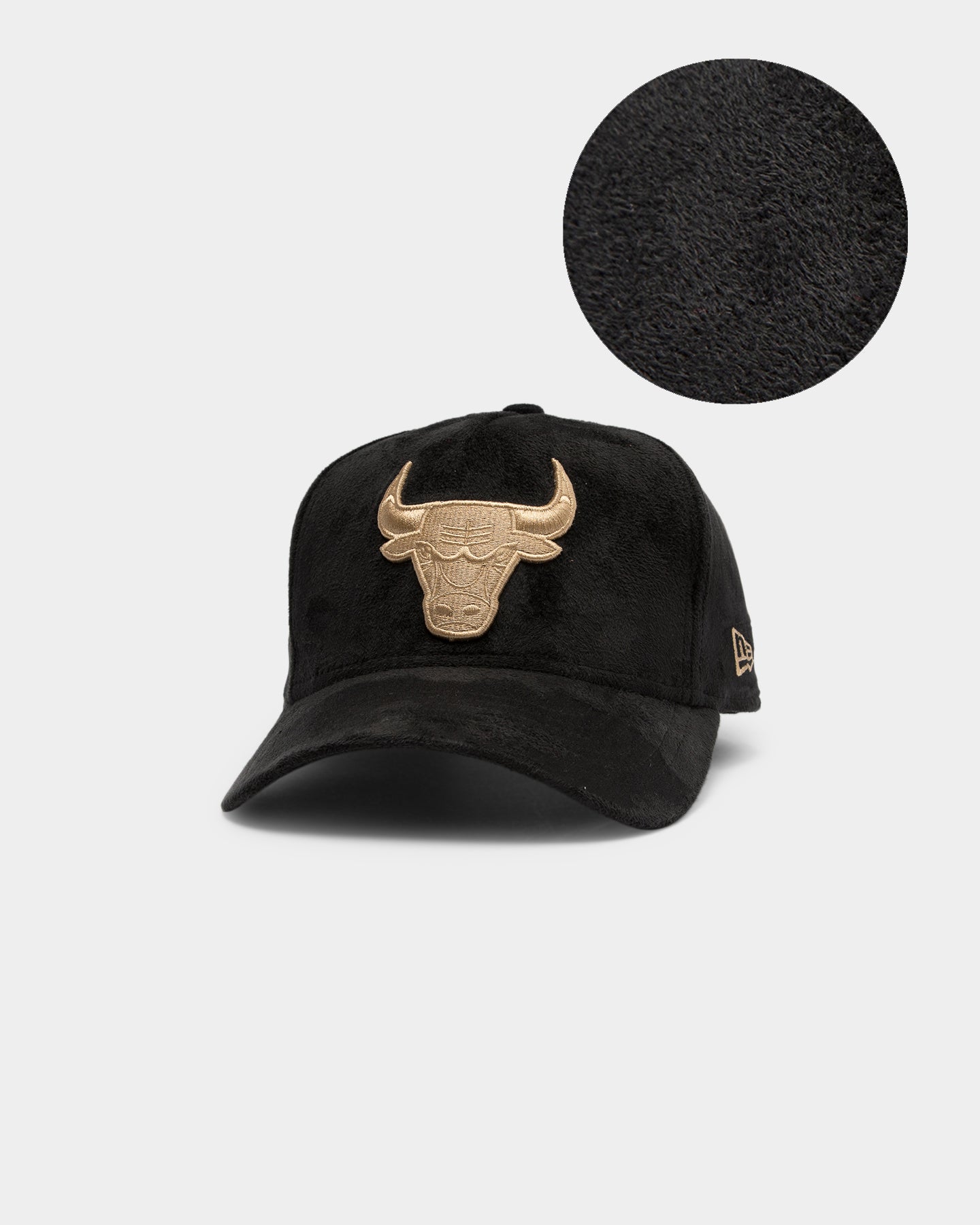 New Era Chicago Bulls 'Black/Tan Suede' 9FORTY K-Frame Strapback Black/Tan