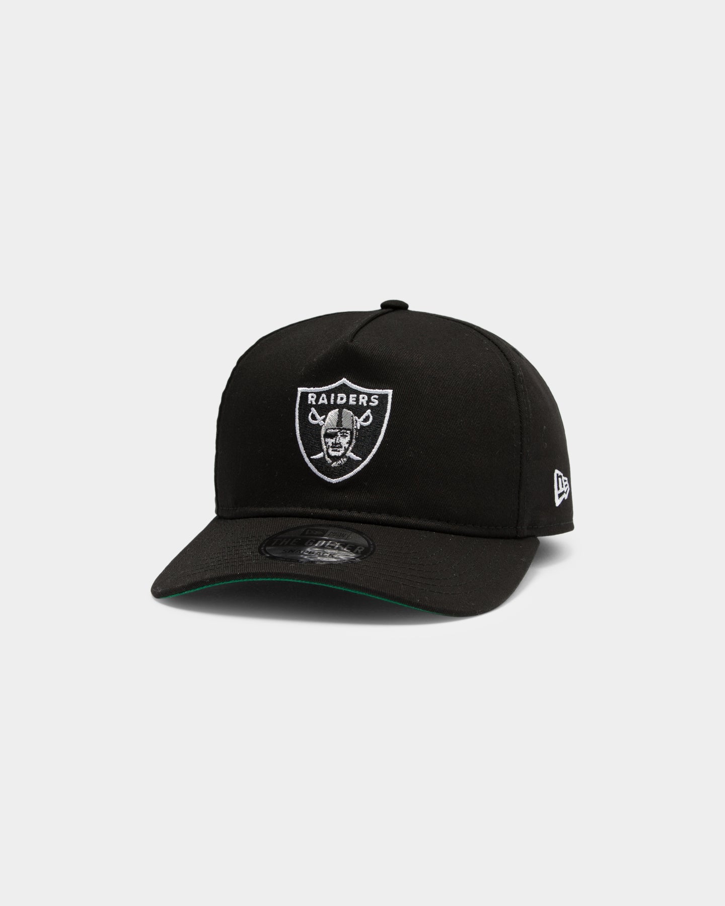 New Era Men's Raiders Mini Logo Old Golfer Snapback Black/OTC