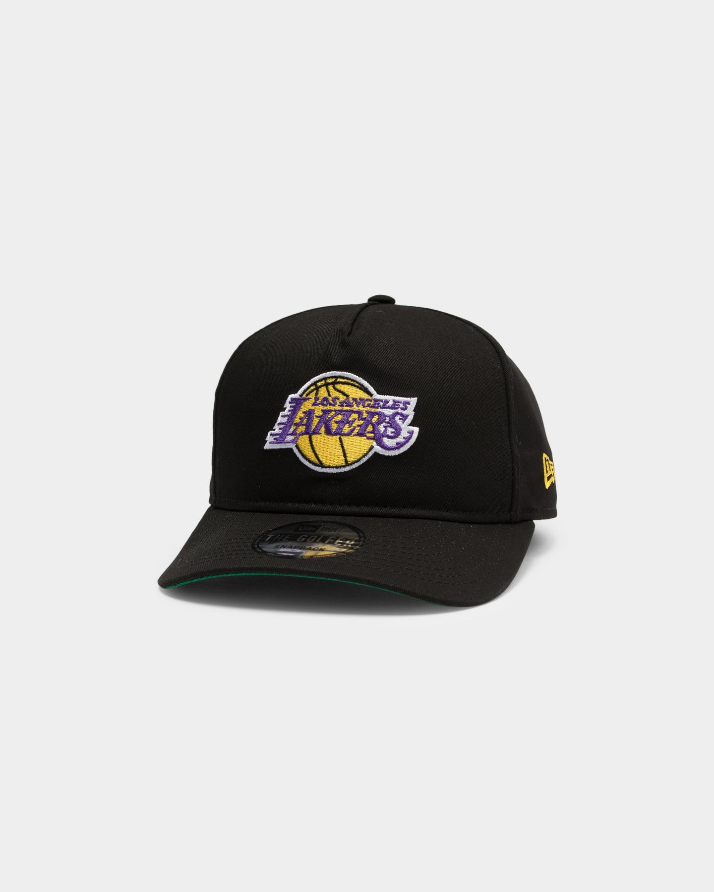 New Era Men's Los Angeles Lakers Mini Logo Old Golfer Snapback Black/OTC