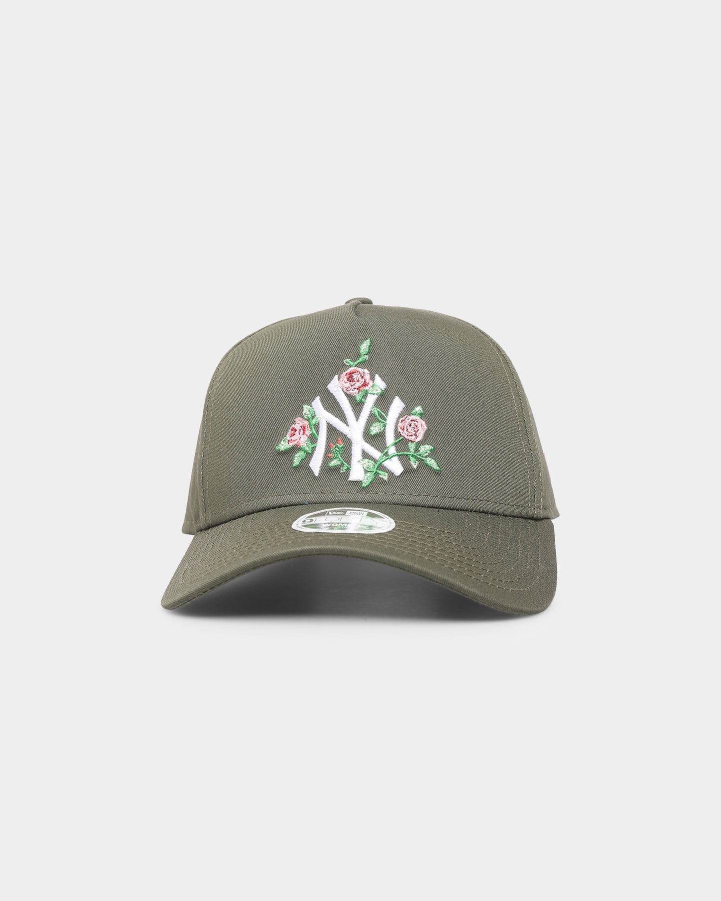 New Era Women's New York Yankees 'New Olive Rose Emblem' 9FORTY A-Frame Snapback New Olive
