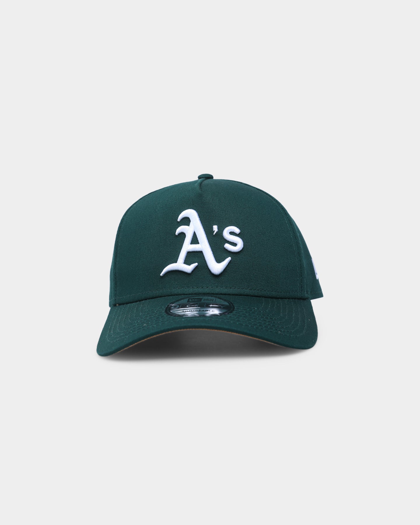 New Era Oakland Athletics 9FORTY A-Frame Snapback Dark Green/Wheat