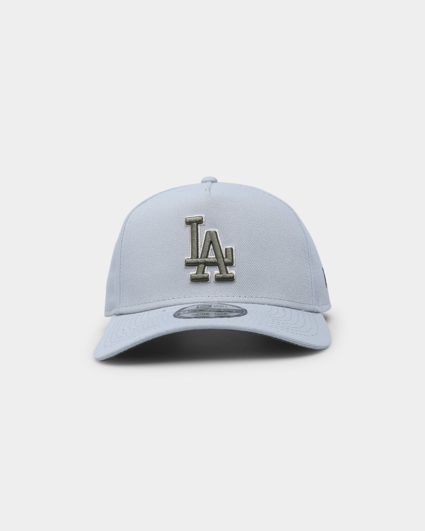 New Era Los Angeles Dodgers 9FORTY A-Frame Snapback Silver/New Olive