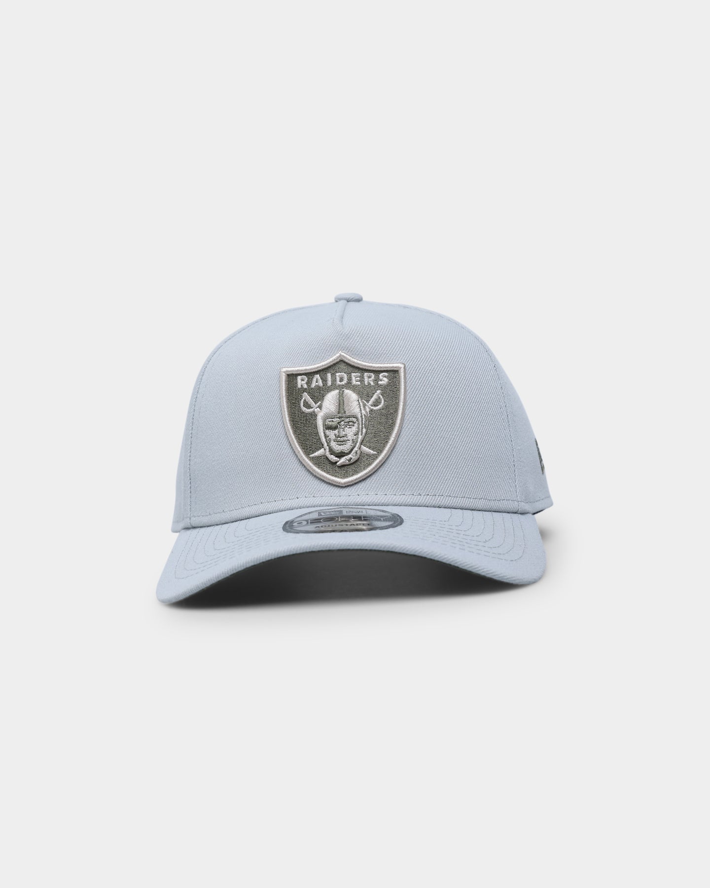 New Era Las Vegas Raiders 9FORTY A-Frame Snapback Silver/New Olive
