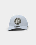 New Era Brooklyn Nets 9FORTY A-Frame Snapback Silver/New Olive