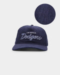 New Era Los Angeles Dodgers 'OG Team Coloured Cord' Script Old Golfer Snapback Navy