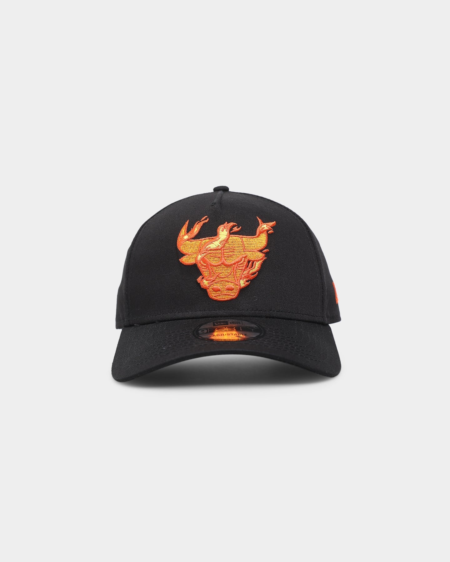 New Era Chicago Bulls 'Flamin' Hot' 9FORTY A-Frame Snapback Black/Flame