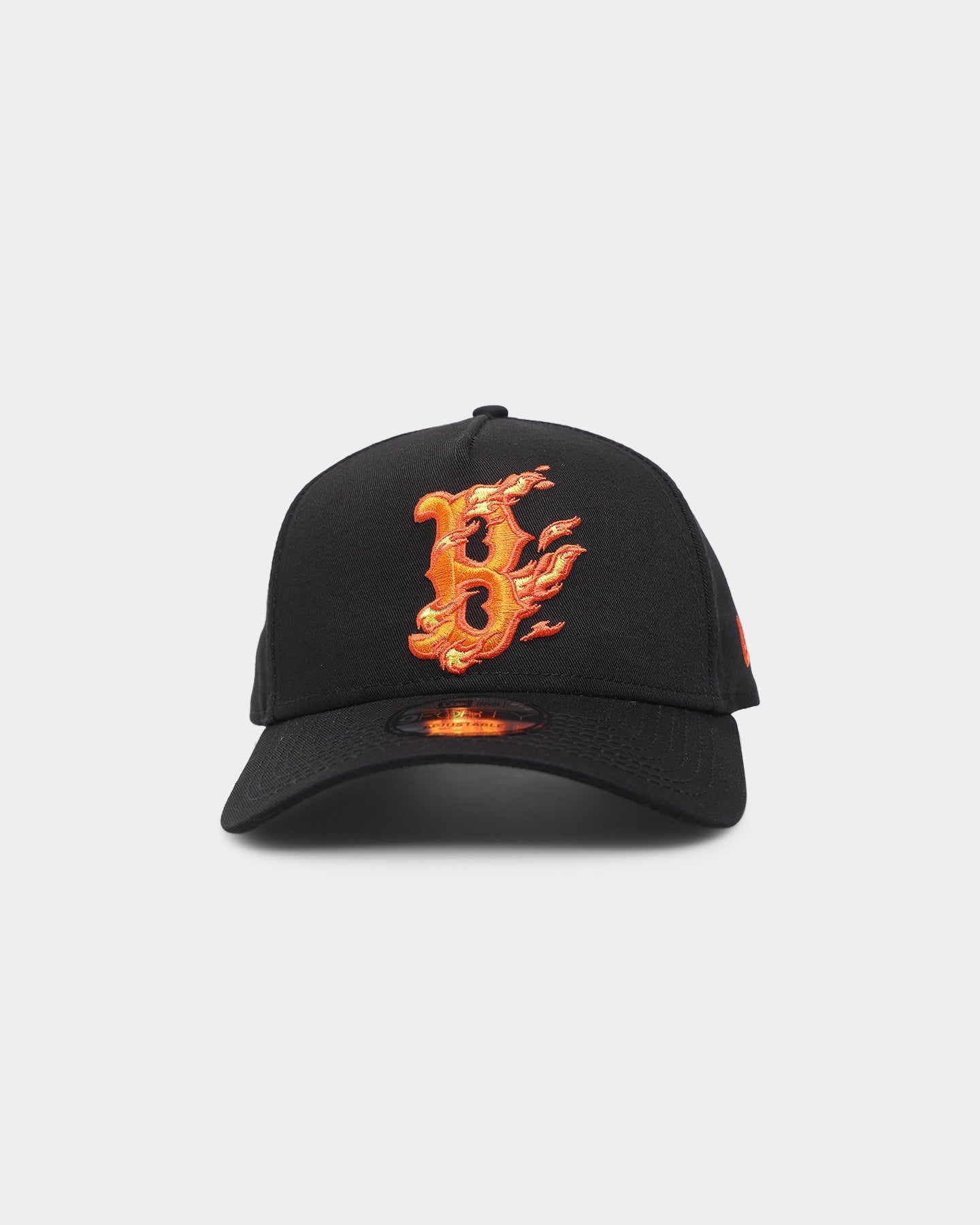 New Era Boston Red Sox 'Flamin' Hot' 9FORTY A-Frame Snapback Black/Flame