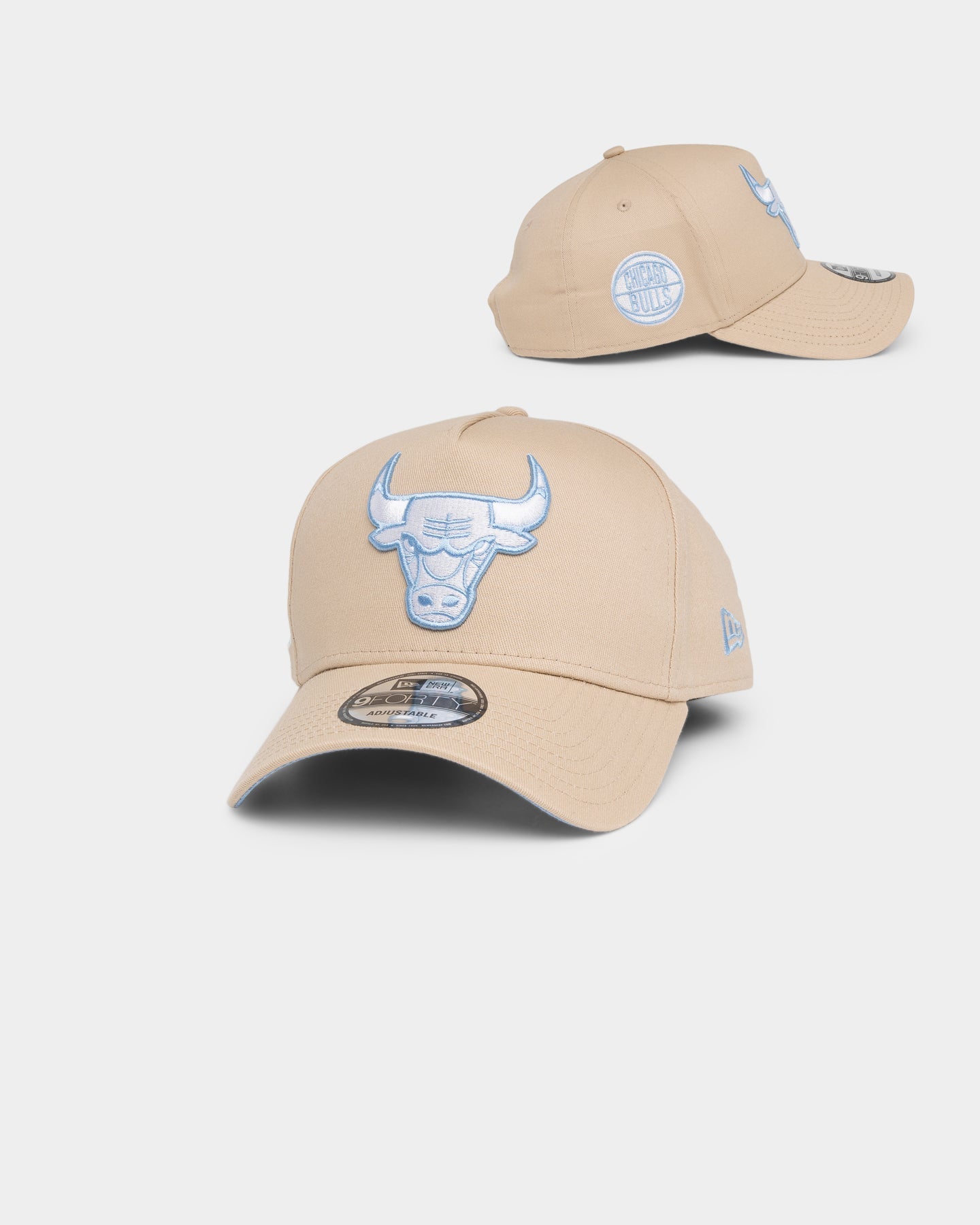 New Era Chicago Bulls 'Sandy Skies' 9FORTY A-Frame Snapback Tumbleweed/Sky