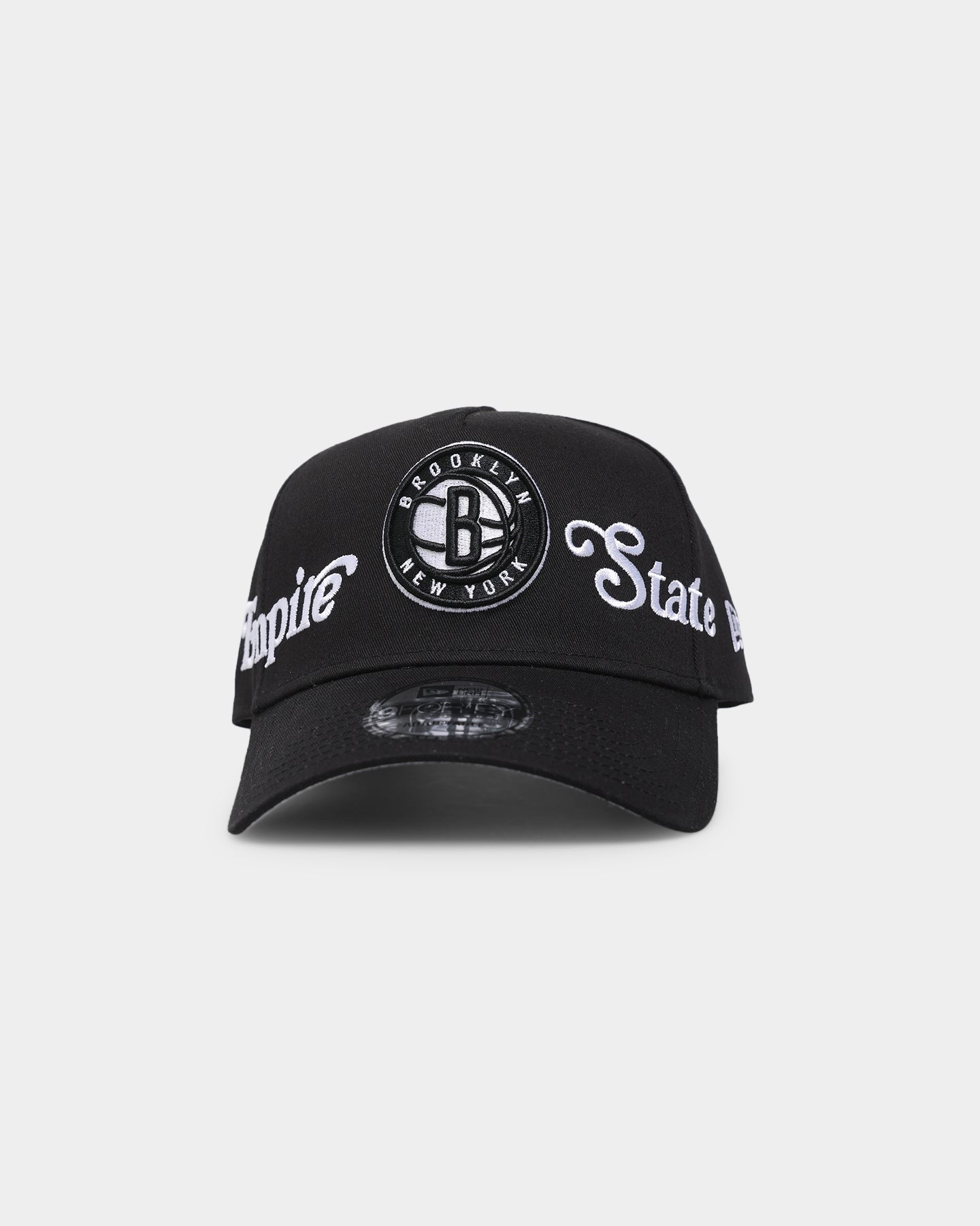 New Era Brooklyn Nets 'City Nickname' 9FORTY A-Frame Snapback Original Team Colours