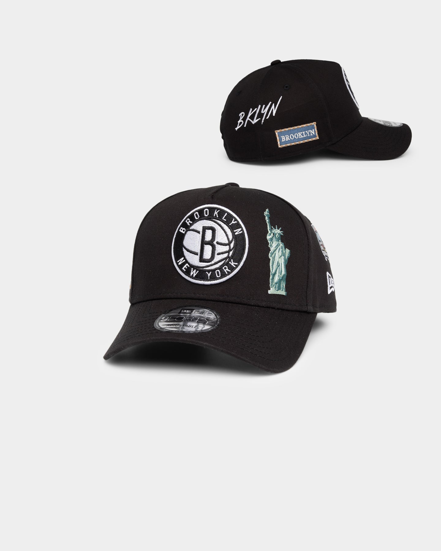 New Era Brooklyn Nets 'City Transit' 9FORTY A-Frame Snapback Original Team Colours