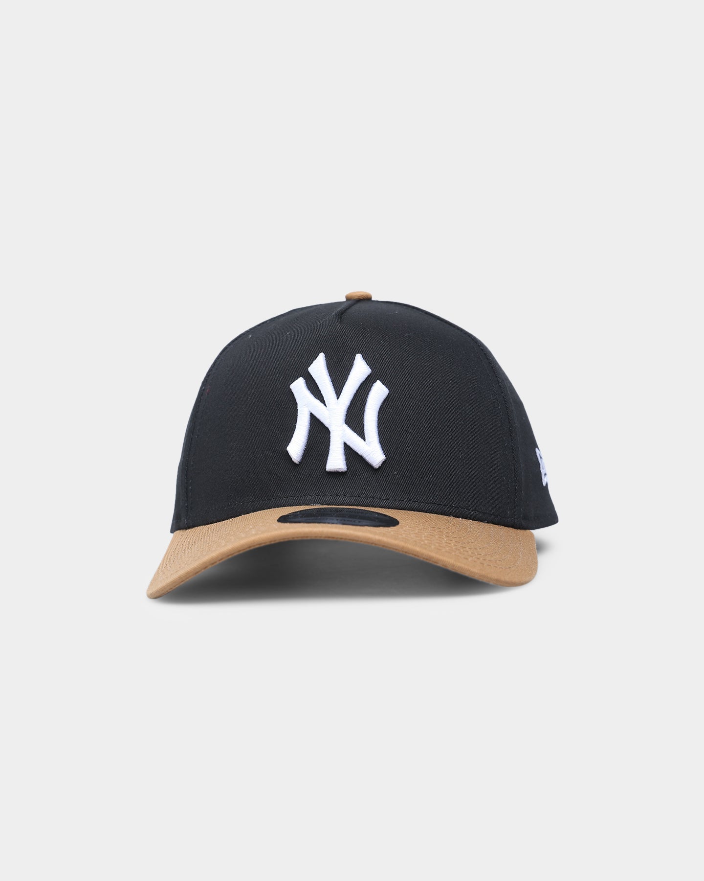 New Era New York Yankees 9FORTY A-Frame Snapback Black/Wheat