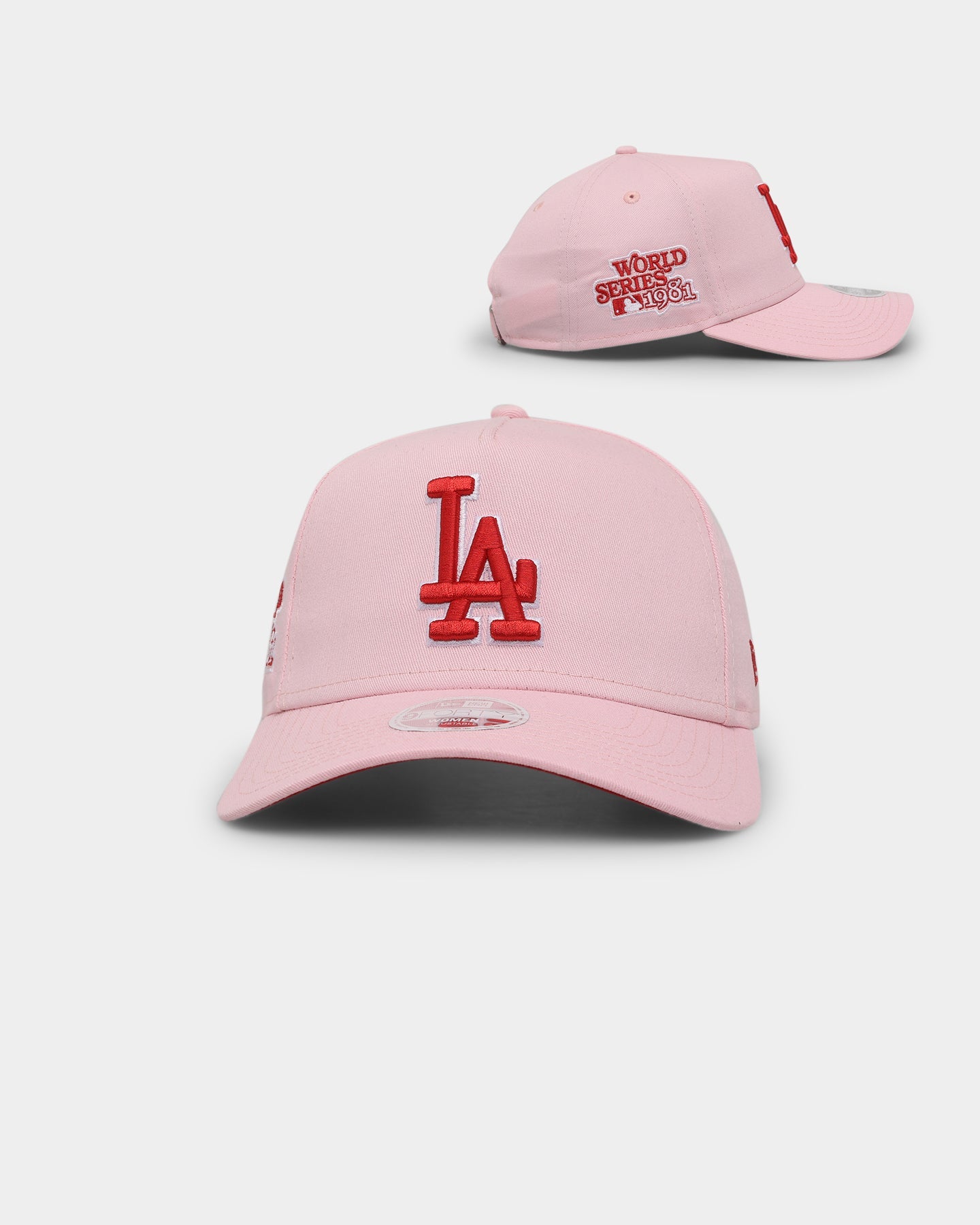 New Era Women's Los Angeles Dodgers 'Strawberry Jam' 9FORTY A-Frame Strapback Pastel Pink
