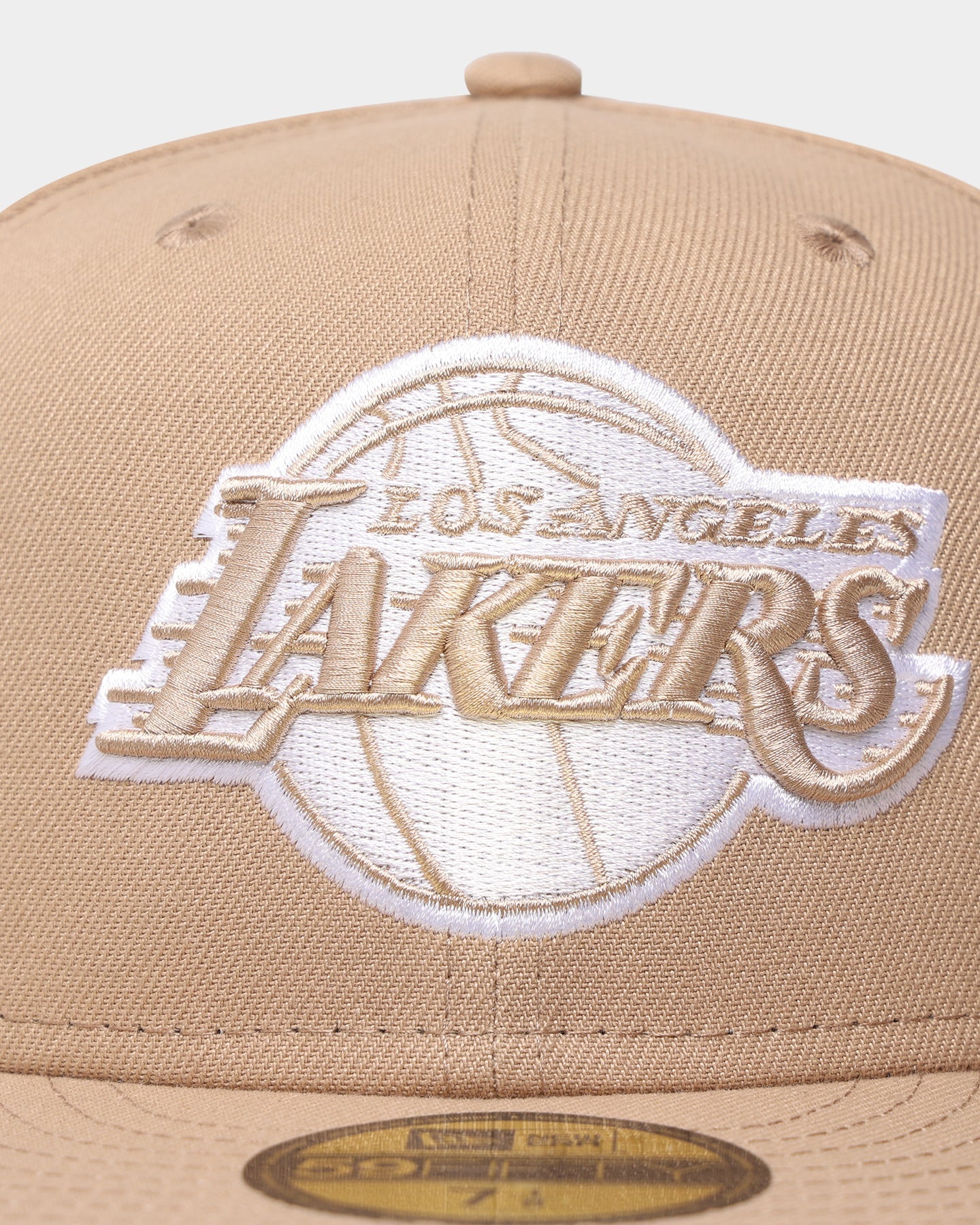 New Era Los Angeles Lakers "Camel White" 59FIFTY Fitted Tumbleweed/White
