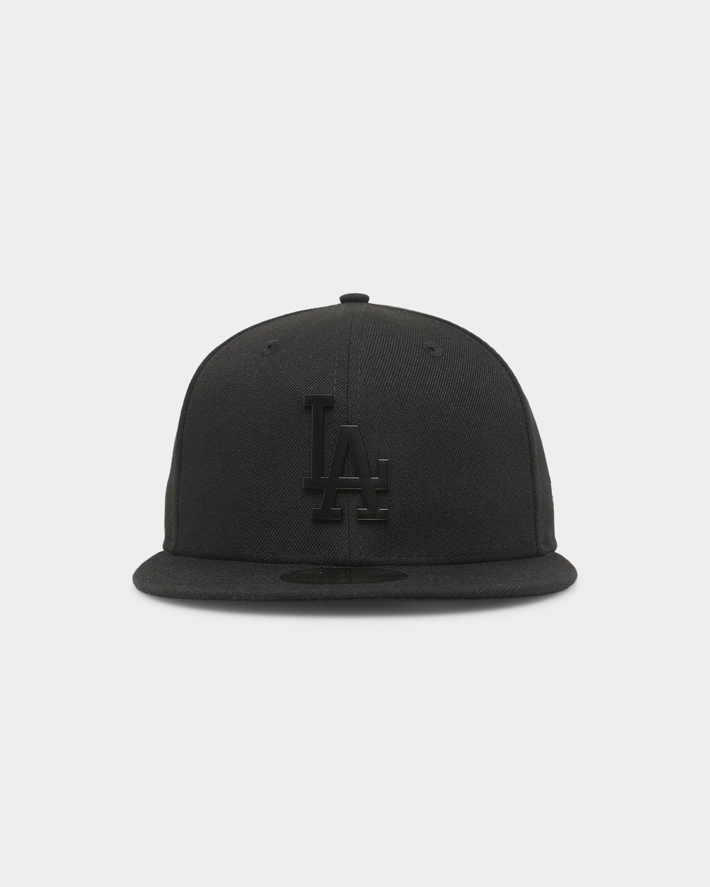 New Era Los Angeles Dodgers 'Metal Badge' 59FIFTY Fitted Black/Black