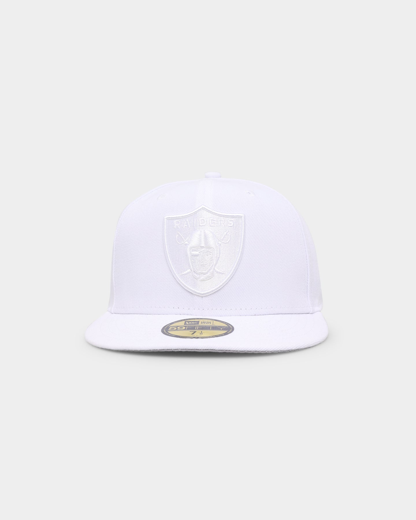 New Era Las Vegas Raiders 'White On White' 59FIFTY Fitted White/White
