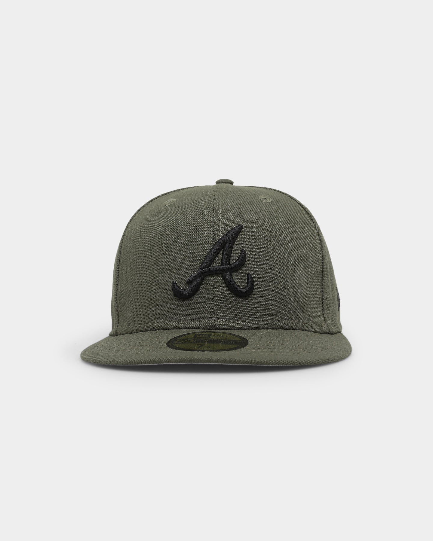 New Era Atlanta Braves 'Olive Black' 59FIFTY Fitted Olive/Black