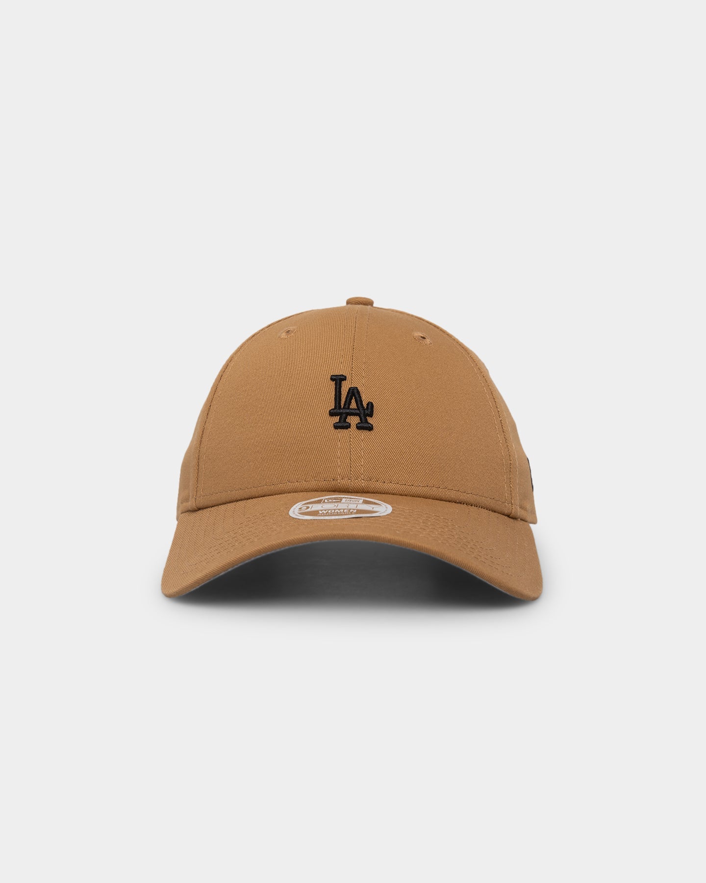 New Era Women's Los Angeles Dodgers 9FORTY Cloth Strap Mini Strapback Med Beige