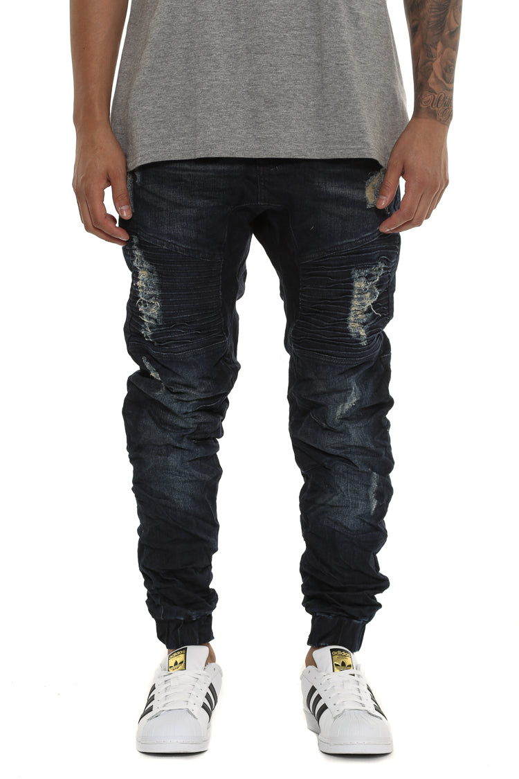 Nena and Pasadena Destroyer Jean Dark Denim