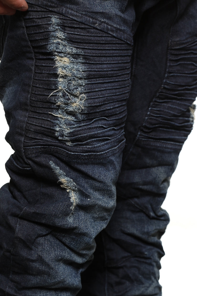 Nena and Pasadena Destroyer Jean Dark Denim