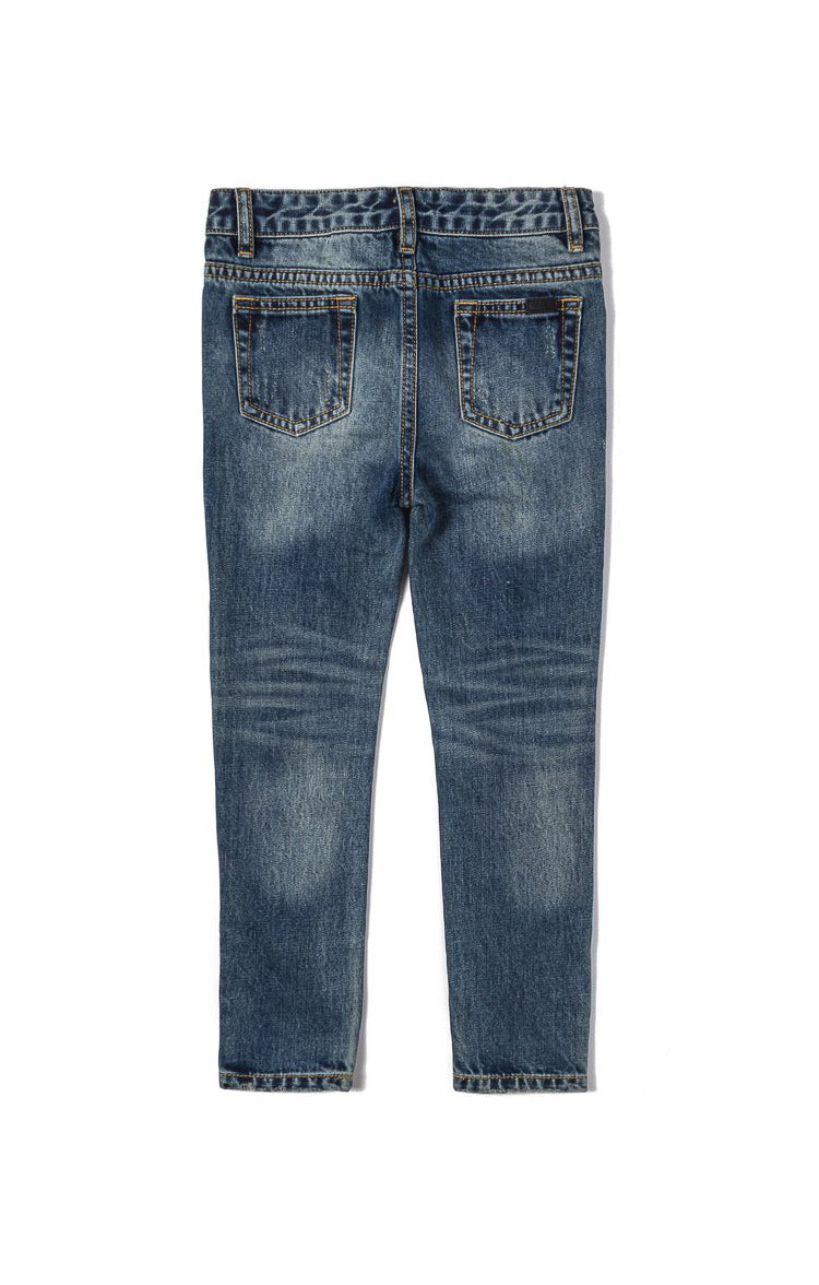 Haus of JR Marcy Distressed Denim Jean Indigo