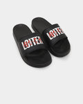 Loiter Honour Slides Black/Red