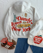 "New York" Oversized Lux Hoodie in Heather Gray