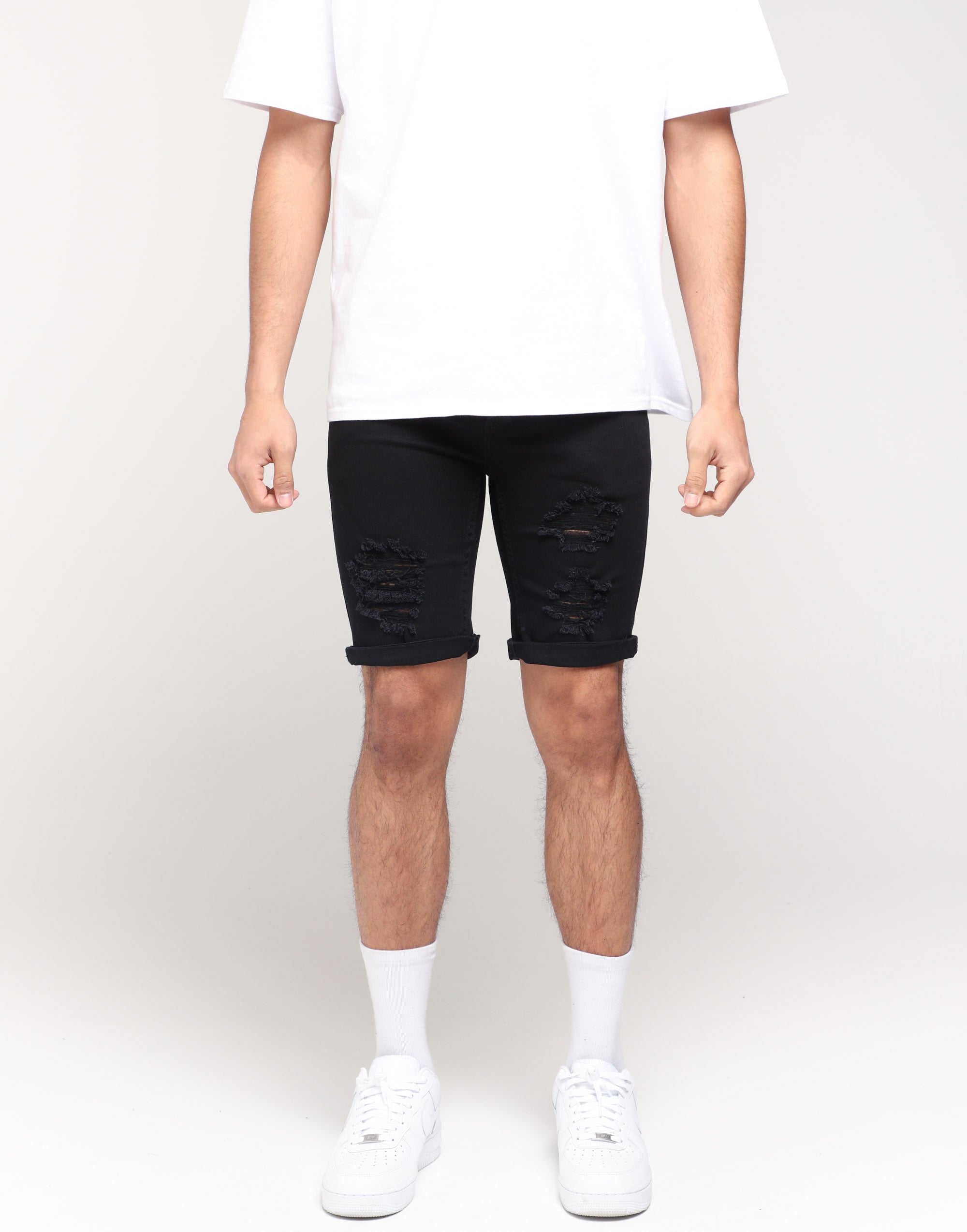 Nana Judy The Cuffed Thrift Short Black Enzyme