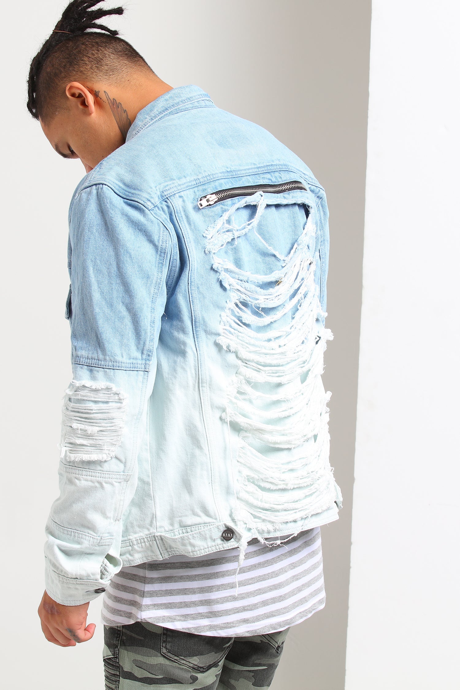 Nana Judy Sawyer Denim Jacket Indigo/Bleach