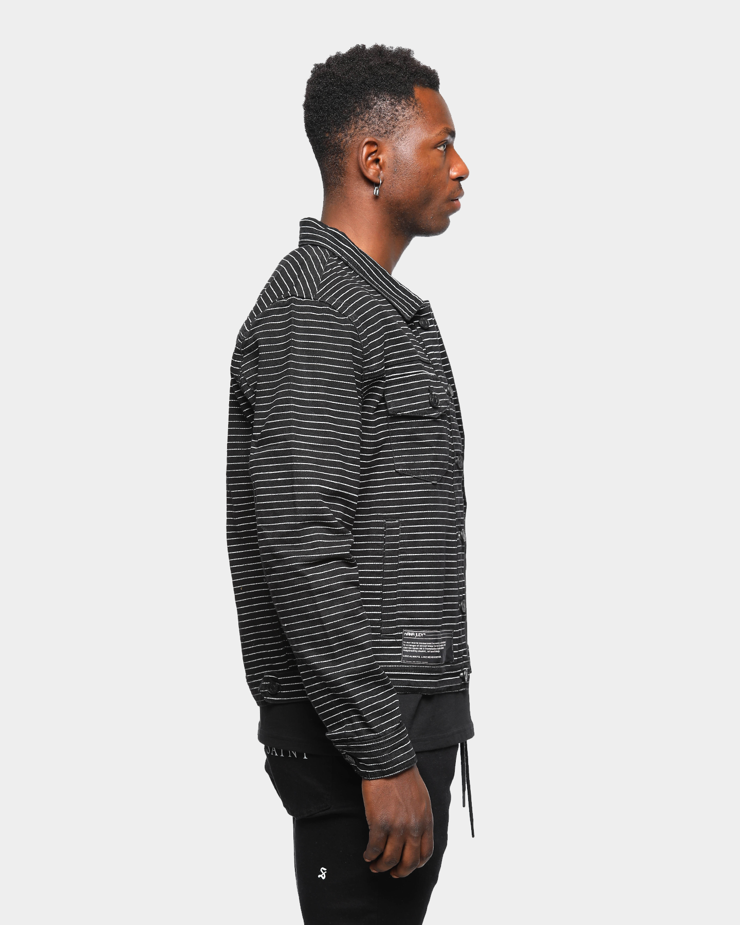 Nana Judy Astor Denim Jacket Black/White