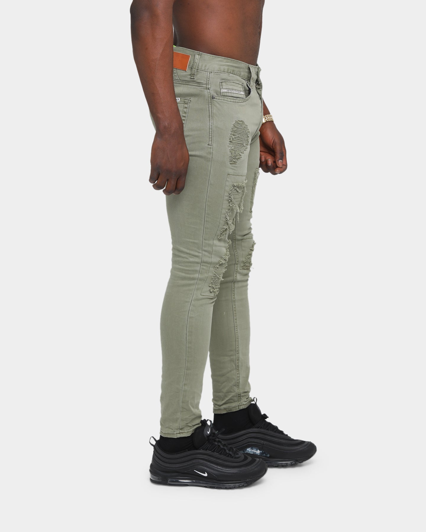Nena And Pasadena Doomsday Skinny Jean Khaki