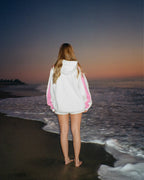 Pink Stripe Oversized Lux Hoodie