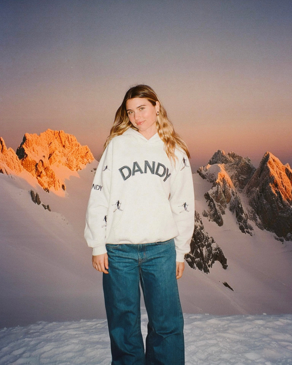 "Snow Day" Oversized Lux Hoodie | Fansdraw Heather Gray – Plush Winter Sweatshirt for Cold Days