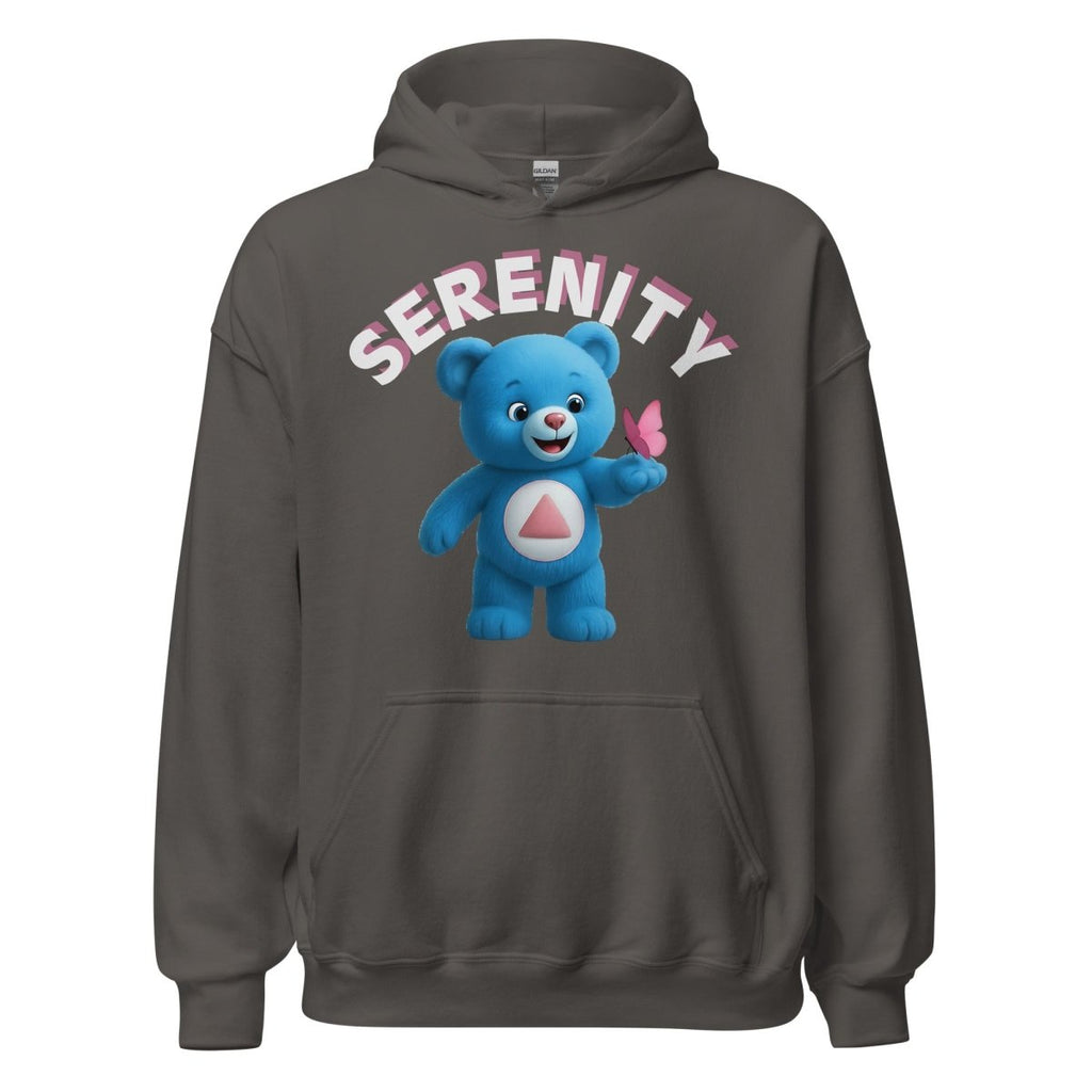 Blue Serenity Cub Hoodie – Calm Recovery Comfort – Unisex Sober Apparel