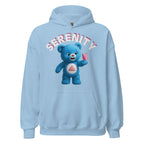 Blue Serenity Cub Hoodie – Calm Recovery Comfort – Unisex Sober Apparel