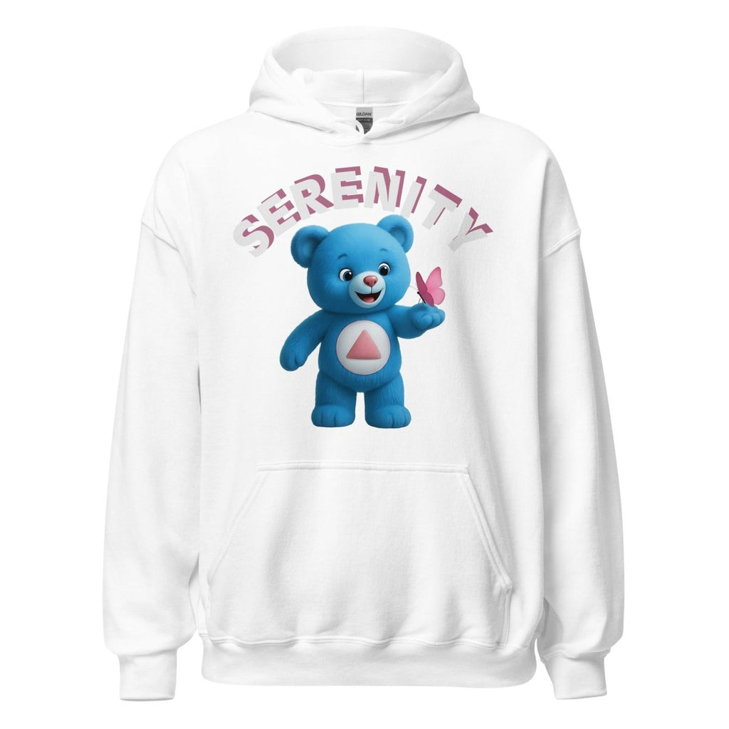 Blue Serenity Cub Hoodie – Calm Recovery Comfort – Unisex Sober Apparel