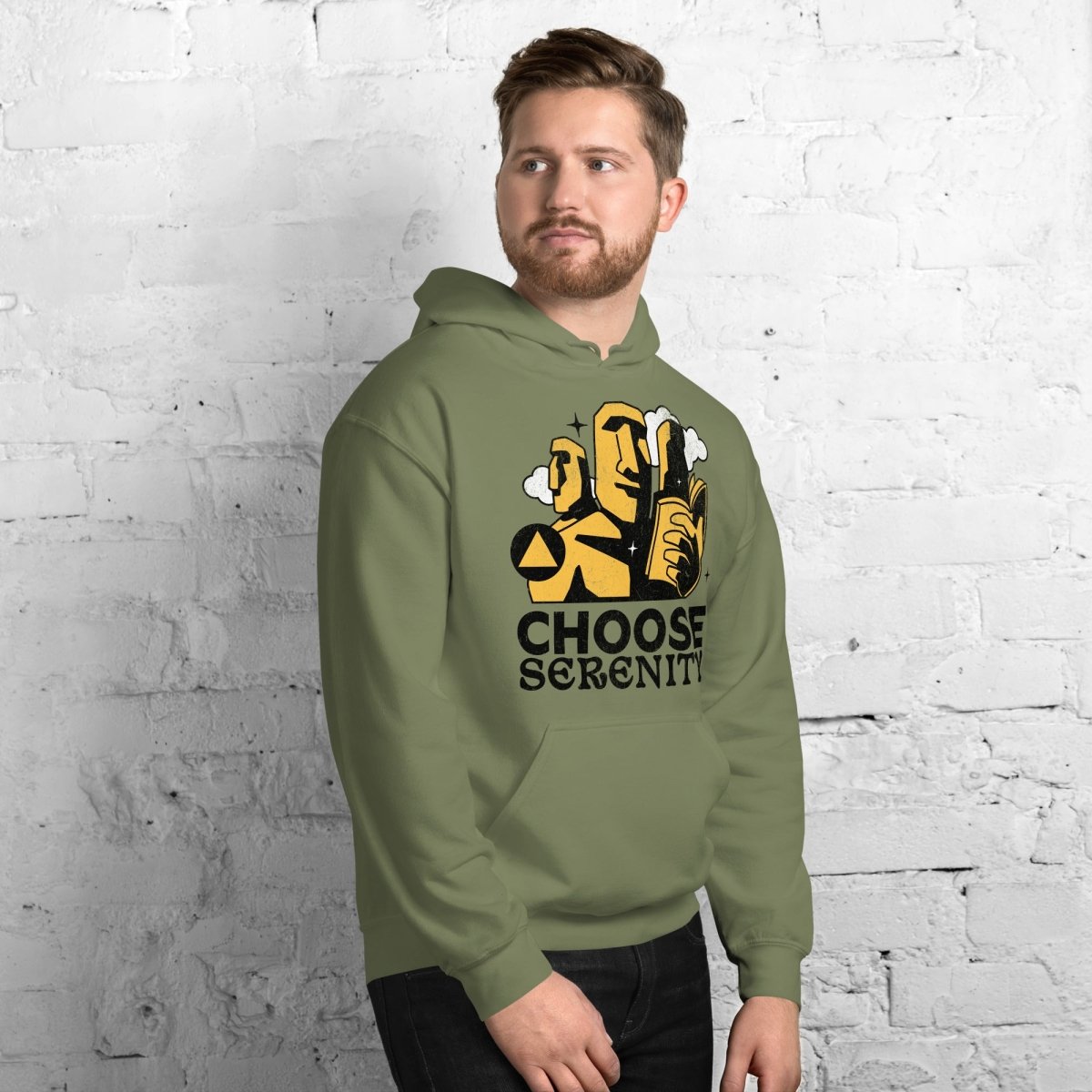 Choose Serenity Hoodie – Grounded in Recovery