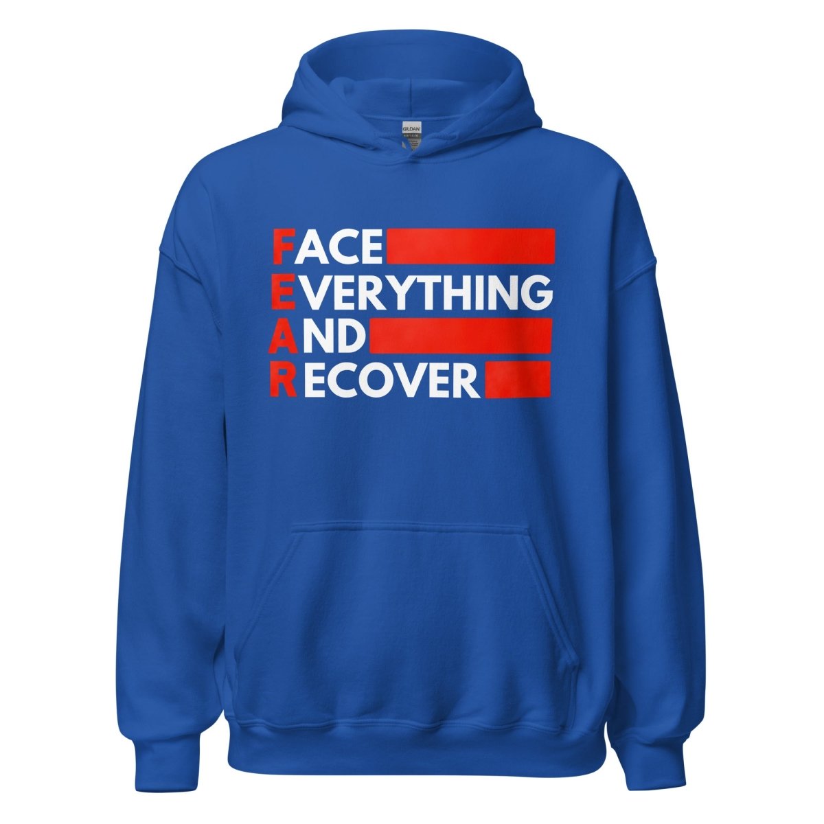 F.E.A.R. (Face Everything and Recover) Unisex Hoodie – Bold Sobriety Statement
